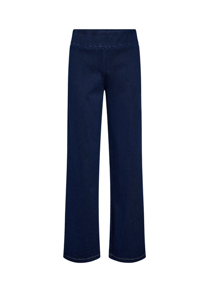 SOYACONCEPT Straight Leg Jeggings in Dark Blue