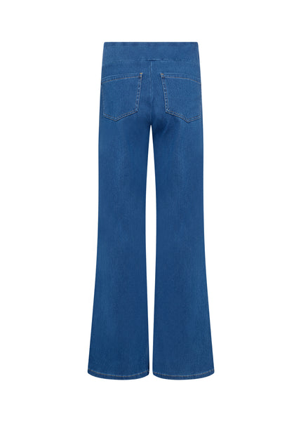 SOYACONCEPT Straight Leg Jeggings in Medium Blue