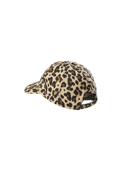 Soyaconcept Leopard Print Cap in Sand