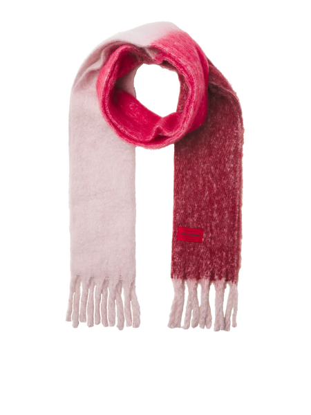JJXX Block Colour Knit Scarf in Pink