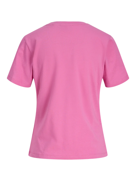 JJXX Peach Print T-Shirt in Pink