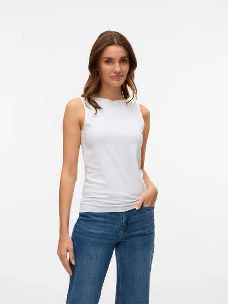 VERO MODA Tank Top in White