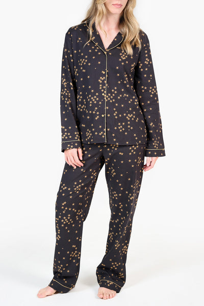Tutti & Co Apollo Pyjama Set in Charcoal