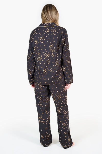 Tutti & Co Apollo Pyjama Set in Charcoal