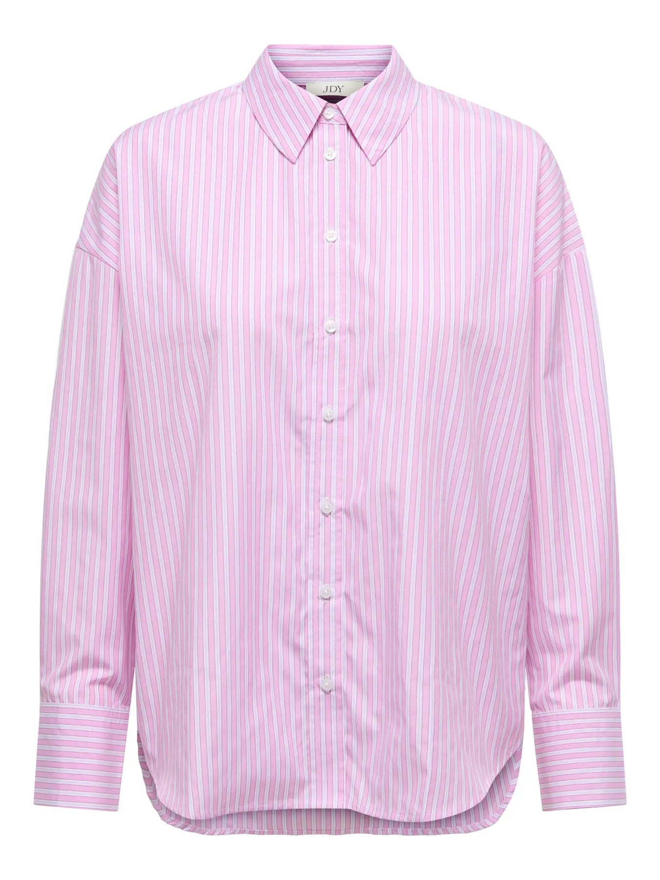 JDY Striped Loose Fit Shirt in Pink