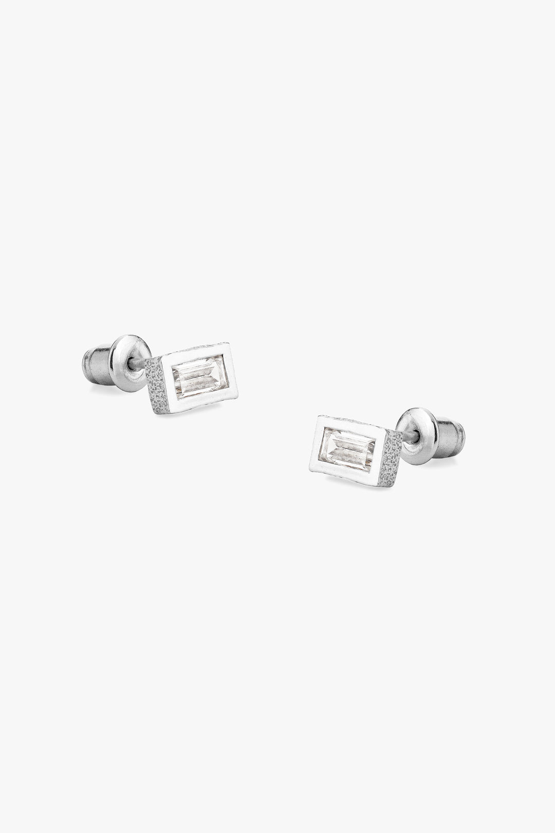 Tutti & Co Flare Earrings in Silver