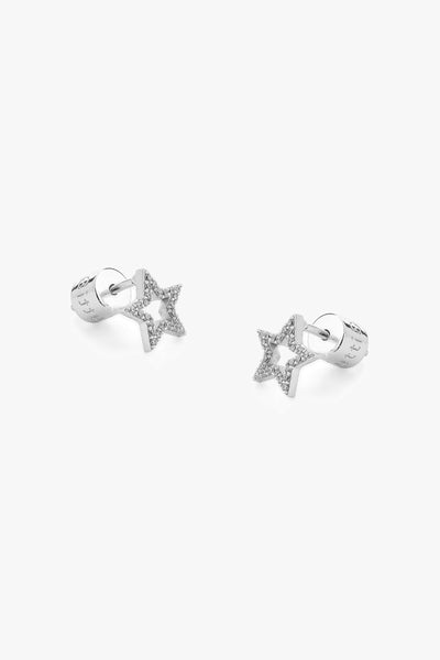 Tutti & Co Pave Star Earrings