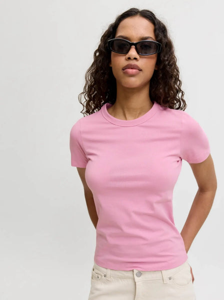 JJXX Plain T-Shirt in Pink