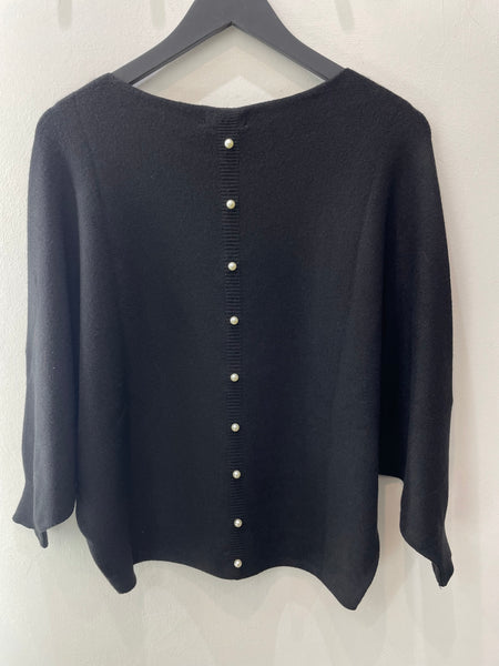 Miss Sugar Pearl Back Knit Jumper