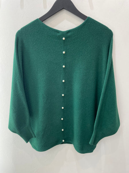 Miss Sugar Pearl Back Knit Jumper