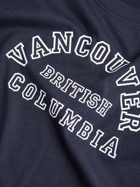 JJXX Printed "Vancouver" T-Shirt in Navy