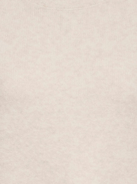 JDY 3/4 Sleeve Knit Top in Cream