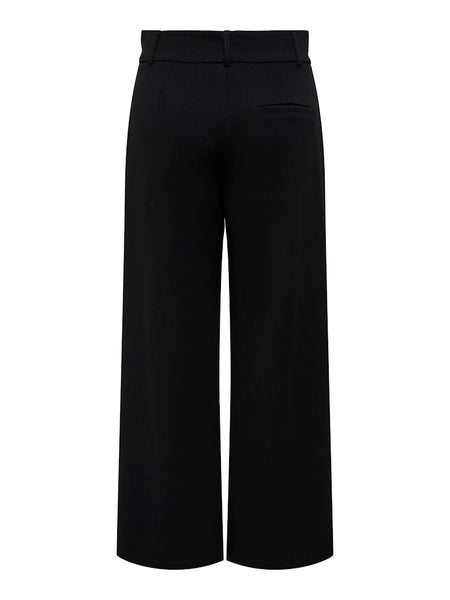 JDY Wide Leg Tailored Trousers in Black