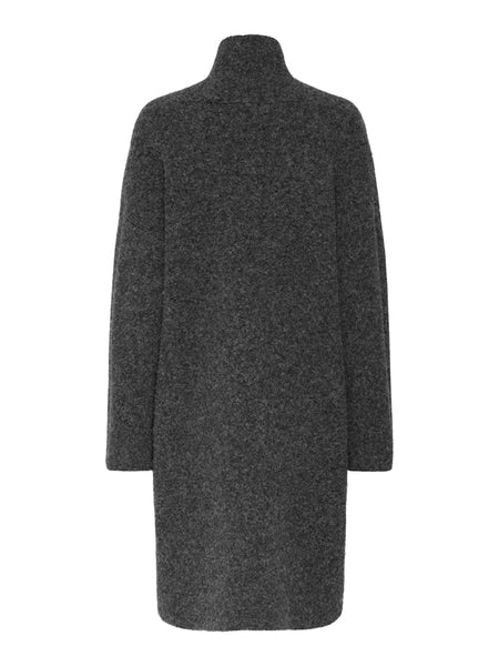 JDY Knitted Coatigan in Dark Grey