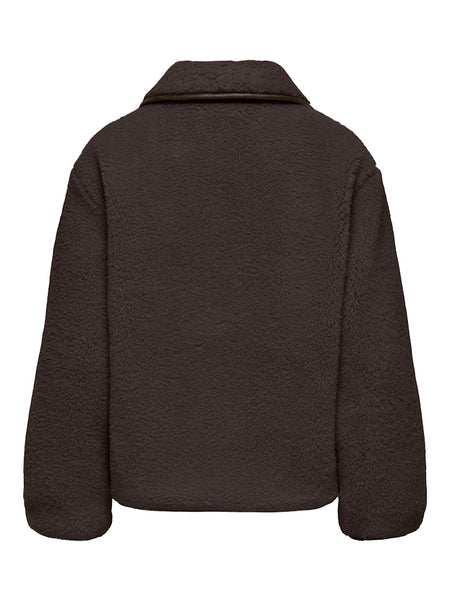 JDY Teddy Jacket in Brown