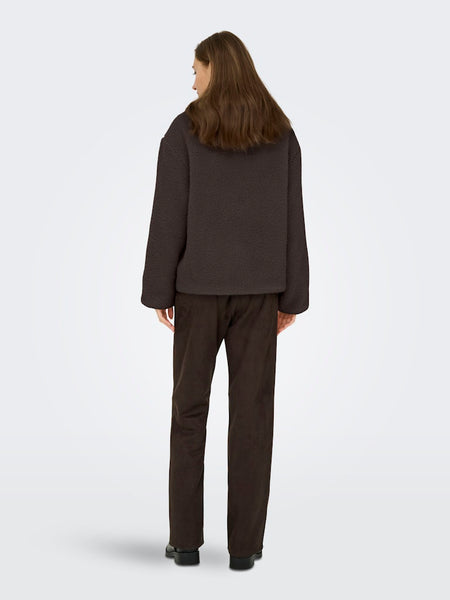 JDY Teddy Jacket in Brown
