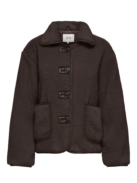 JDY Teddy Jacket in Brown