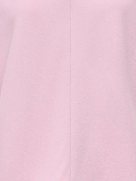 JDY Short Sleeve V-Neck Top in Pink