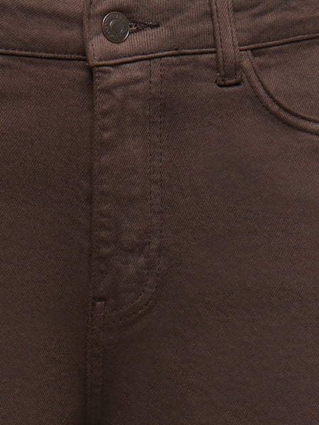 JDY Barrel Jeans in Brown