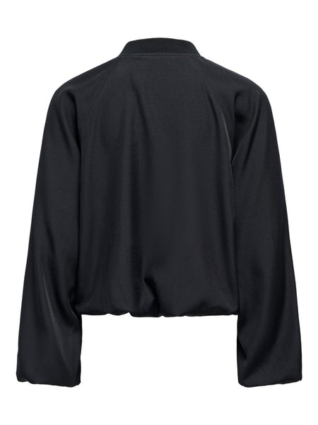 JDY Balloon Bomber Jacket in Black