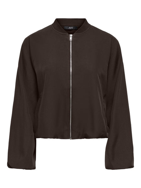 JDY Balloon Bomber Jacket in Brown