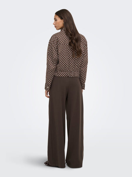 JDY Polka-Dot Jacket in Brown