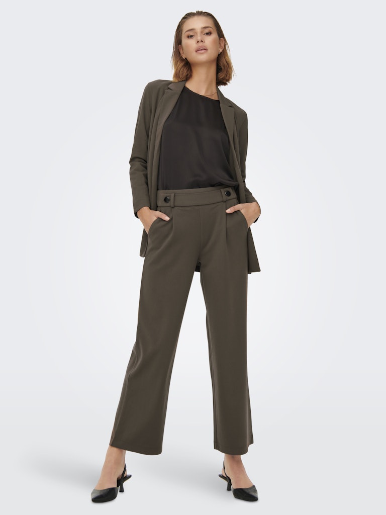 JDY Wide Leg Trousers in Brown