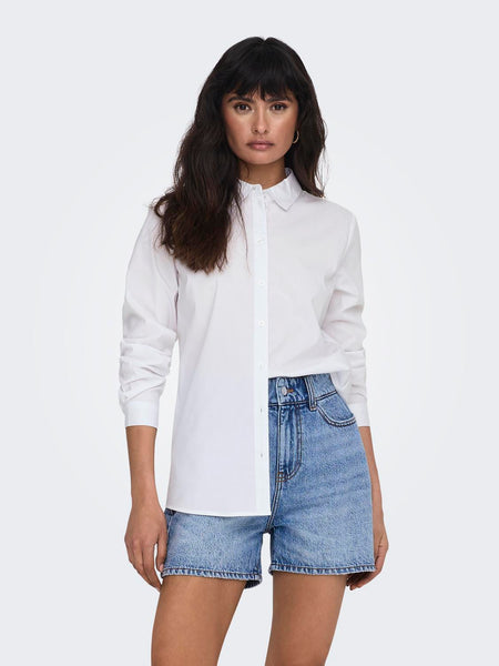 JDY Classic Shirt in White