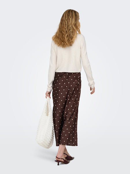 JDY Knitted Long Sleeve Cardigan in Cream