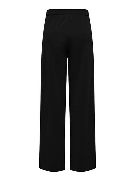 JDY Wide Leg Trousers With Belt in Black