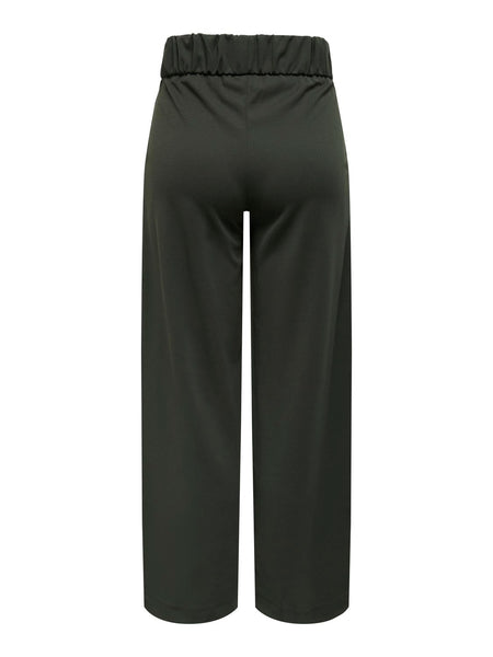 JDY Wide Leg Trousers in Khaki Green