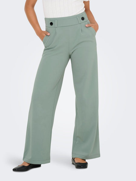 JDY Wide Leg Trousers in Sage Green