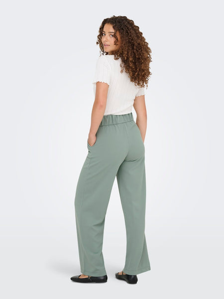 JDY Wide Leg Trousers in Sage Green