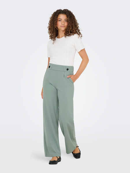 JDY Wide Leg Trousers in Sage Green