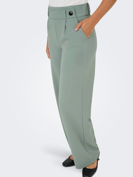 JDY Wide Leg Trousers in Sage Green
