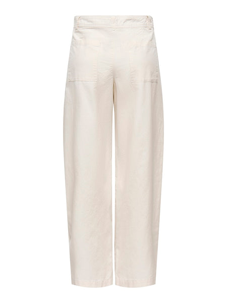 JDY Barrel Trousers in Cream