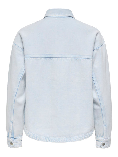 JDY Denim Shacket in Blue