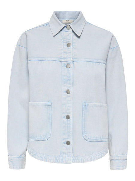 JDY Denim Shacket in Blue