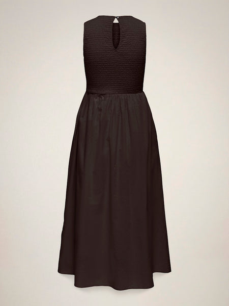 JDY Sleeveless Smock Dress in Chocolate