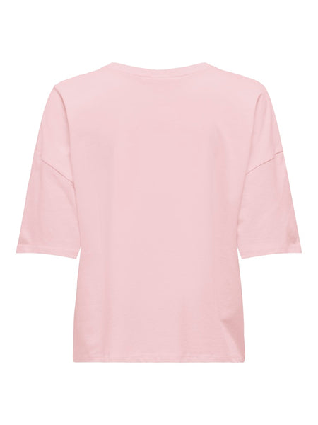 JDY Printed Dachshund T-Shirt in Pink