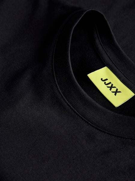 JJXX Long Sleeve Boxy Top in Black