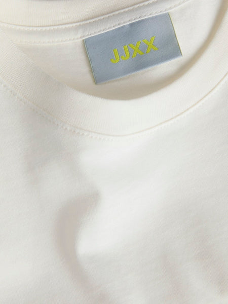 JJXX Long Sleeve Boxy Top in White