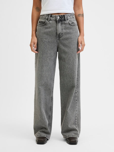 JJXX Wide Leg Jeans in Grey