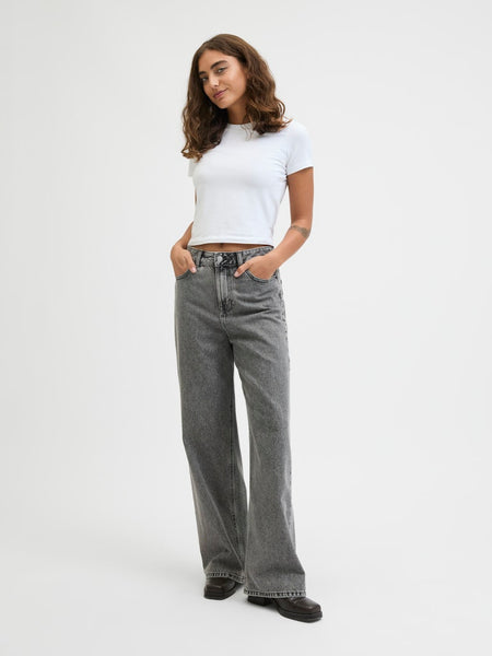 JJXX Wide Leg Jeans in Grey
