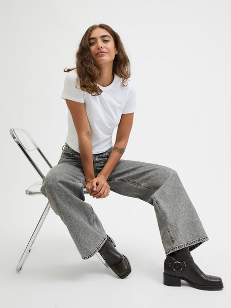 JJXX Wide Leg Jeans in Grey