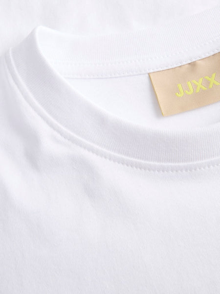 JJXX Printed "Love is a rally" T-Shirt in White