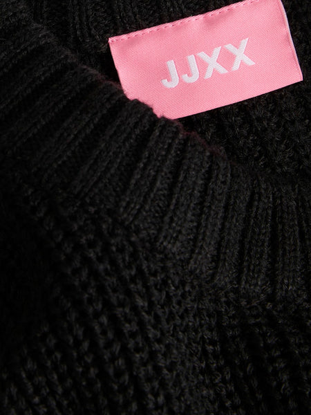 JJXX Crew Neck Knit Jumper in Black