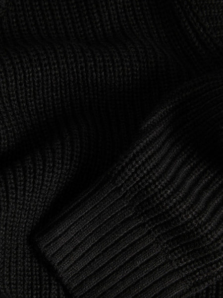 JJXX Crew Neck Knit Jumper in Black