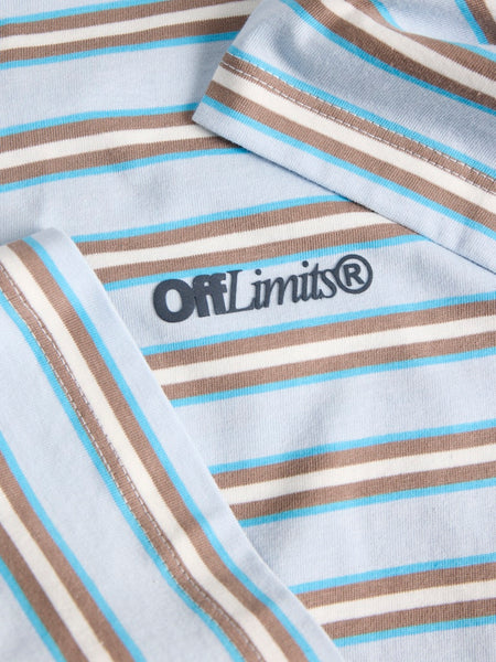 JJXX Striped "Off Limits" T-Shirt in Blue