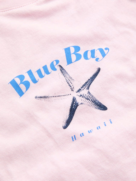 JJXX Starfish Print T-Shirt in Pink